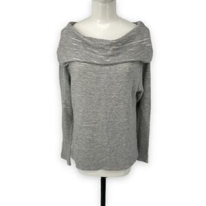 Dolan Left Coast gray cowl neck sweater size small